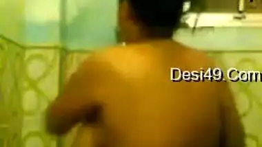 Sex goddess from India goes to shower and washes her wonderful body