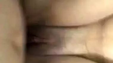 Naked girl in hotel room fucked by lover with condom