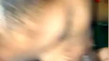 Lady sucks Indian big black dick in desi sex MMS