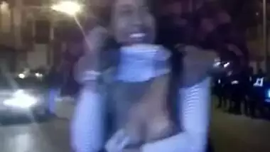 Desi Girl Unwilling Pull Ups of Top To Show Her Boobs To Friends…Hot Boobie