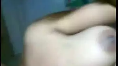 Desi Indian village bhabhi fleshly home sex with young chap