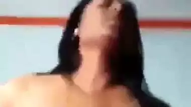 Guy shoots his horny neighbor’s riding sex MMS