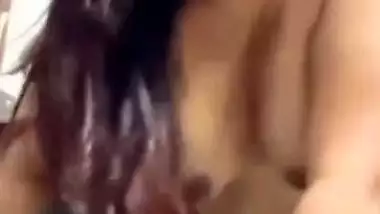 Chubby girlfriend pussy fucking from back by boyfriend