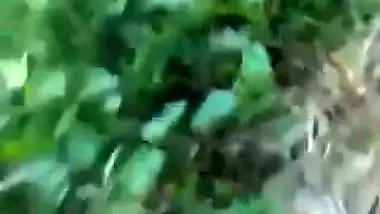 Local Adivasi girl having sex with lover in forest