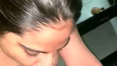 Horny BF gets a desi blowjob and cums in GF’s mouth