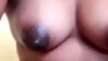 Tamil girlfriend naked video call showing dark nipples