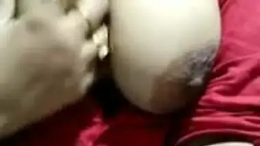 horny desi wife groping boobies