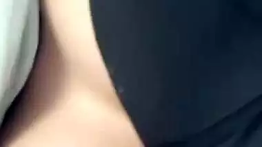 Bengali GF yummy boobs show on video call to lover