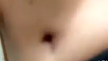 Lonely wife in relationship with lover goes nude