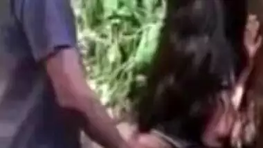 Voyeur XXX spy mms video of village lovers caught fucking outdoor