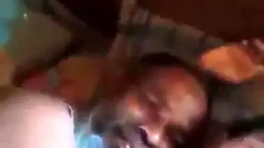 Uncle sucking wife boobs in viral selfie sex clip