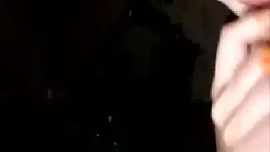 Nude girl shows her butt and enjoys video call sex