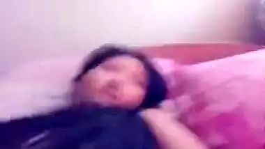 Sexy Nepali girl masturbating for her lover