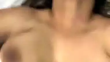 Sex with moans by horny Indian girlfriend MMS