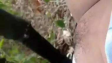 College teacher pussy fucking in jungle viral outdoor sex