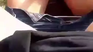 Man fucks shaved pussy in desi outdoor xxx MMS