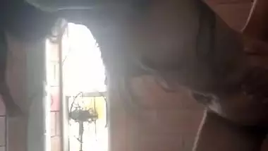 Slim Indian girlfriend standing fucking hot xxx